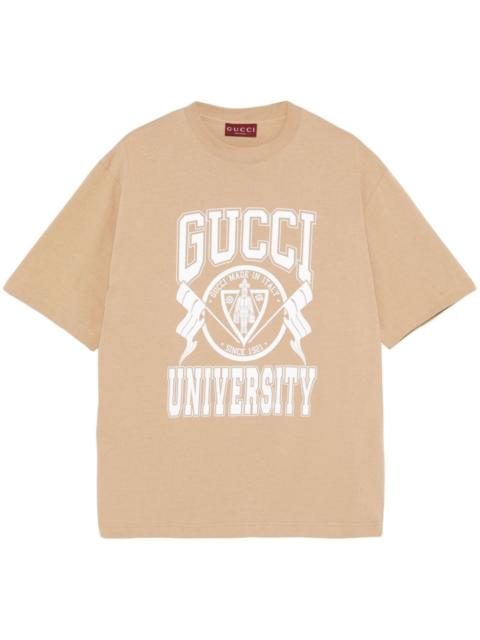 GUCCI logo-print cotton T-shirt