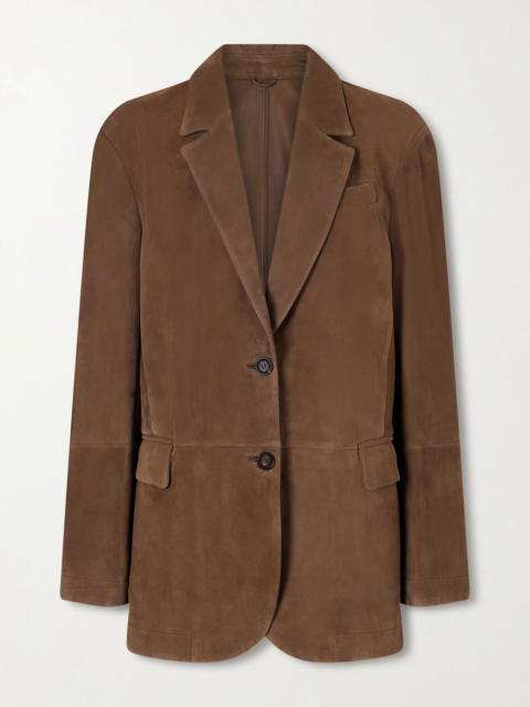 Brunello Cucinelli Suede blazer Brown