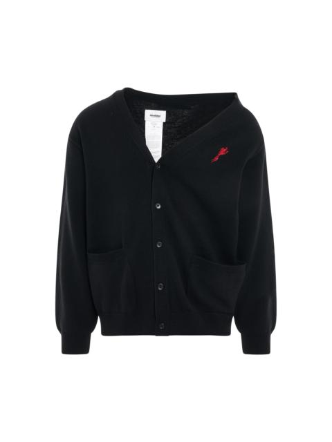 Y-3: Black Loose Cardigan