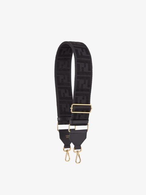FENDI Black ribbon shoulder strap