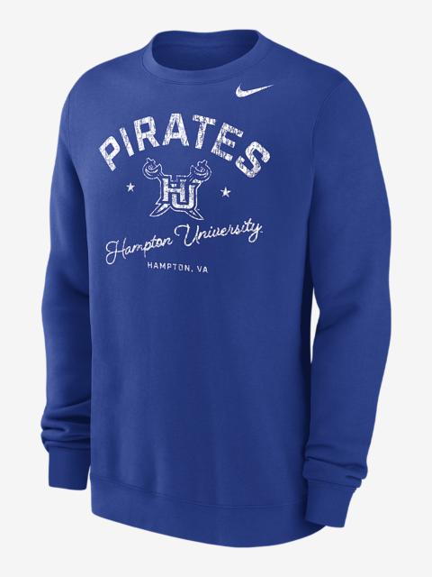 Nike Club Fleece College (Hampton University) Men’s Crew-Neck Sweatshirt