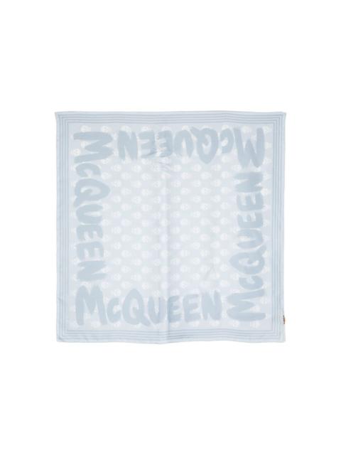 Alexander McQueen graphic-print silk scarf