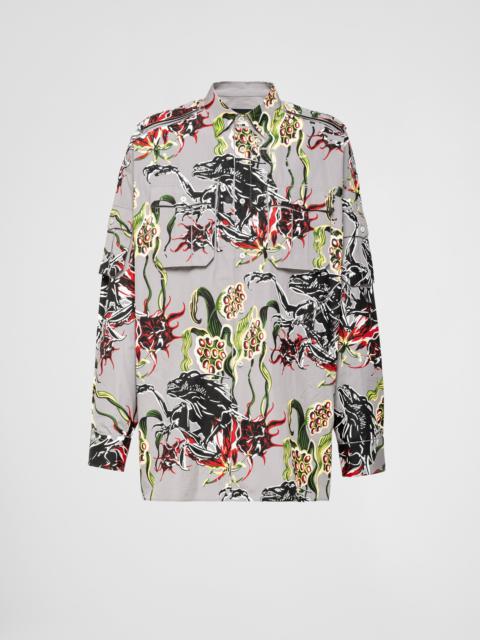 Printed cotton shirt