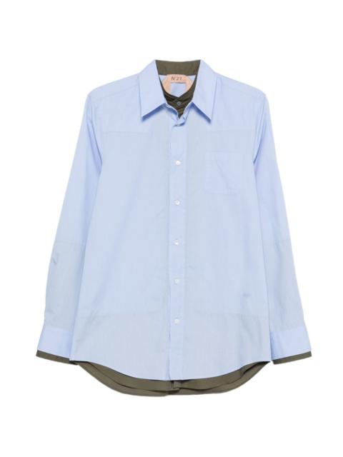 N°21 logo-embroidered shirt