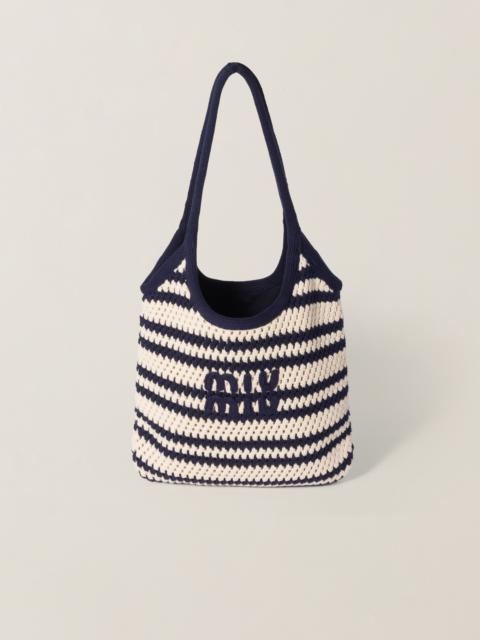 Miu Miu IVY crochet tote bag