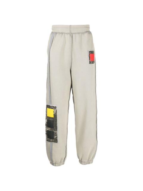 A-COLD-WALL* Cubist patch embroidered track pants