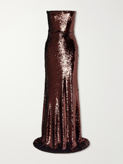 ALEX PERRY Sequin-embellished Gown
