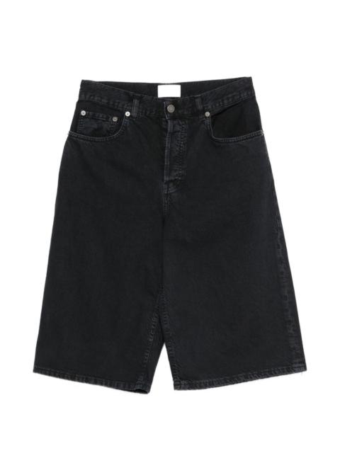 HAIKURE New Becky Twill faded-effect denim shorts