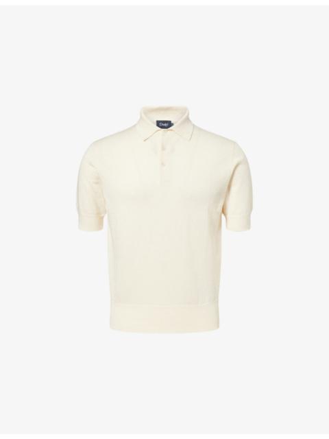 Drake's Short-Sleeve Linen and Cotton-Blend Polo Shirt