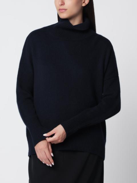 LISA YANG Heidi turtleneck sweater in navy cashmere