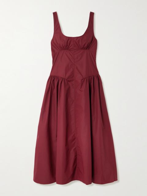 Proenza Schouler Kendall Pleated Paneled Shell Midi Dress