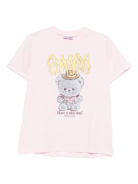GANNI Ganni GANNI T-shirts And Polos Pink