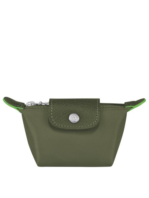 Le Pliage Green Coin purse Forest - Recycled canvas