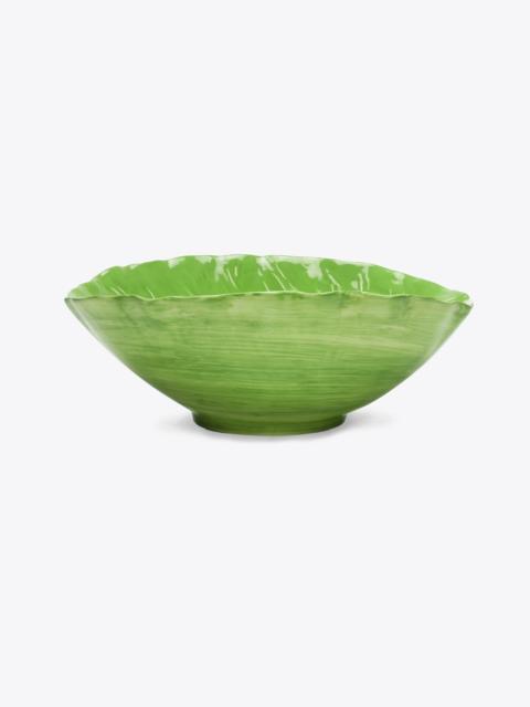 TORY BURCH Lettuce Ware Serving Bowl