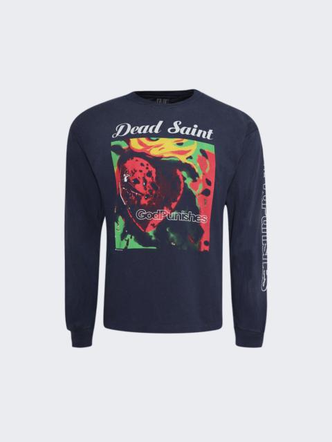 SAINT M×××××× Dead Saint Tee Navy