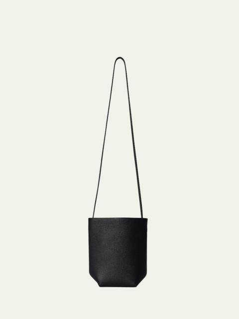 The Row Park North-South Crossbody Tote Bag in Leather