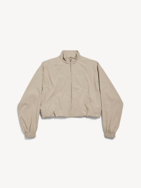 BALENCIAGA Women's Folded Tracksuit Jacket in Dune