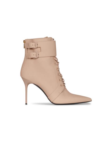 Balmain Suede Uria ankle boots