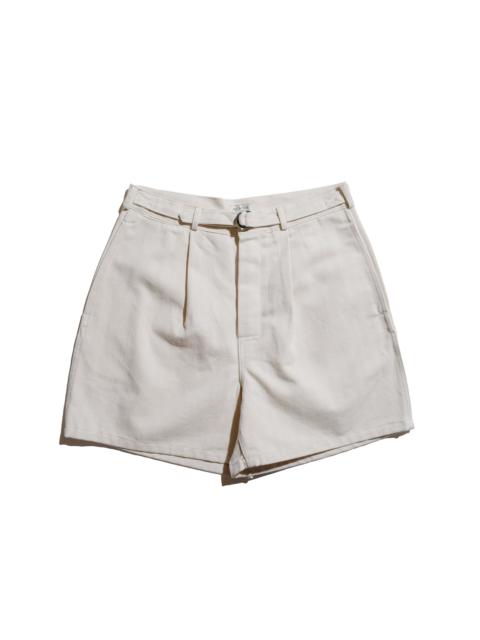 The Real McCoys MP25014 Belted Shorts / Cotton-Hemp Beige