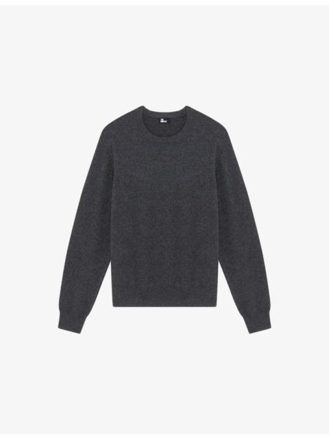 The Kooples Crewneck Relaxed-Fit Stretch-Cashmere Jumper