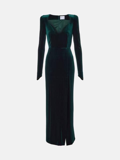 GALVAN Vanitas velvet gown