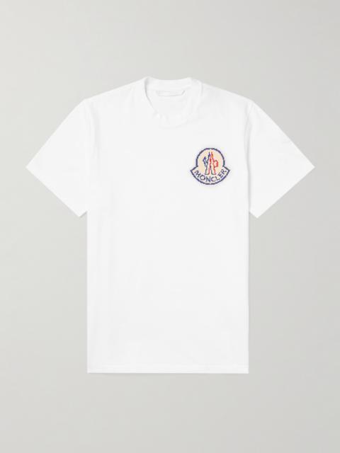 Moncler Logo-Print Cotton-Jersey T-Shirt