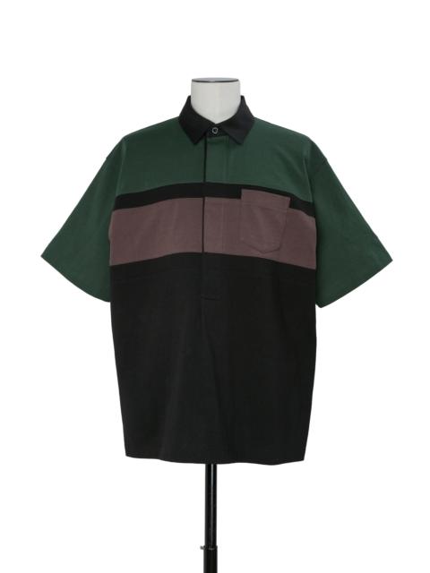sacai Cotton Jersey Polo Shirt