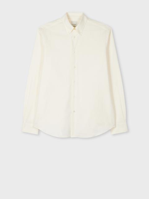 Paul Smith Classic-Fit Cream Oxford Cotton Button-Down Shirt