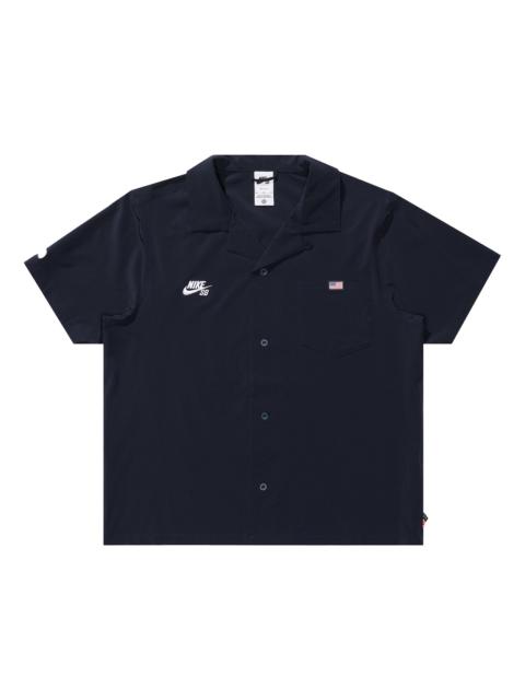 Nike SB Short-Sleeve Button-Up Bowler Shirt 'Team USA' FZ4054-451