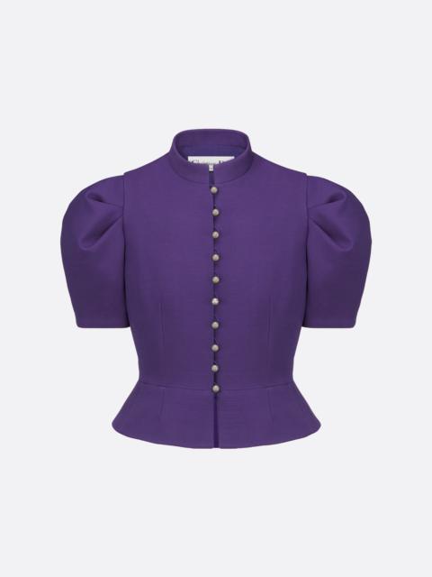 Dior Fitted Short-Sleeved Jacket