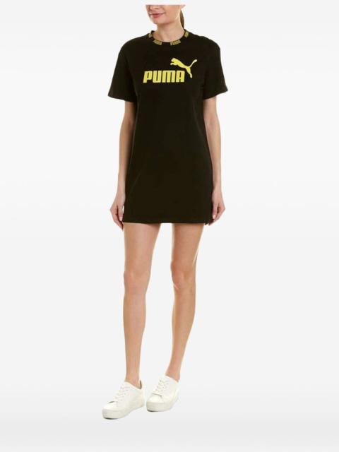 PUMA logo crew-neck mini dress
