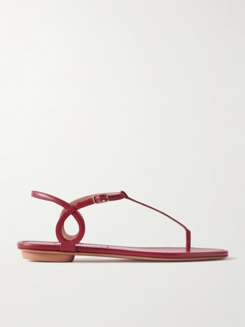 AQUAZZURA Almost Bare Leather Sandals