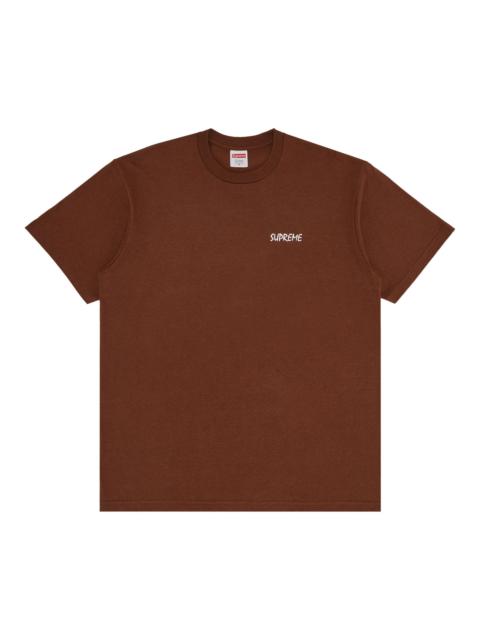 Supreme Supreme Black Cat Tee 'Brown'