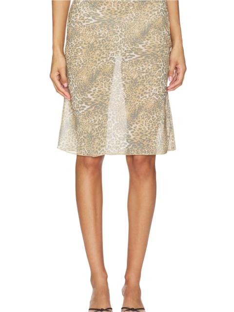 LIONESS Shoreline Midi Skirt
