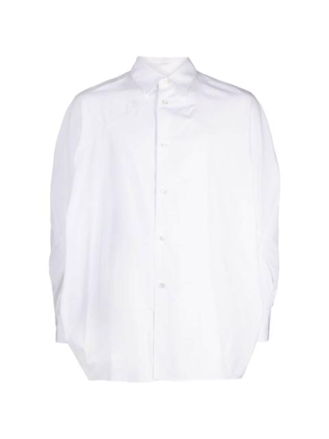 Fumito Ganryu tailored cotton-poplin shirt