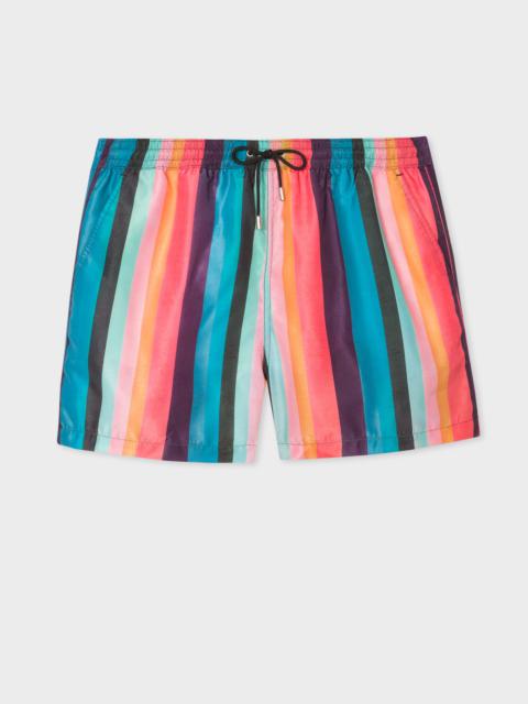 'Artist Stripe' Swim Shorts