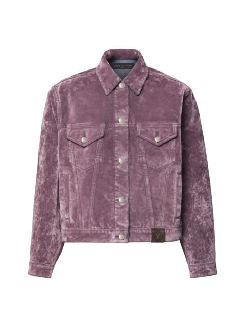 Louis Vuitton Flocked Denim Jacket