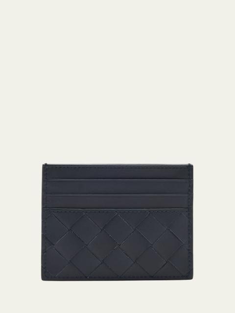 Bottega Veneta Men's Intrecciato Leather Card Case
