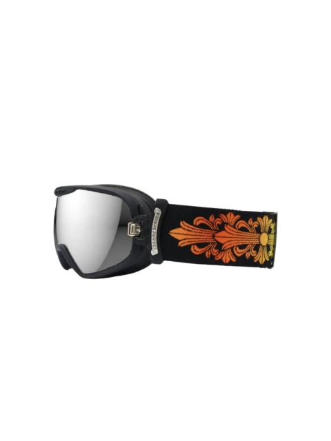Chrome Hearts mirrored-lenses ski goggles