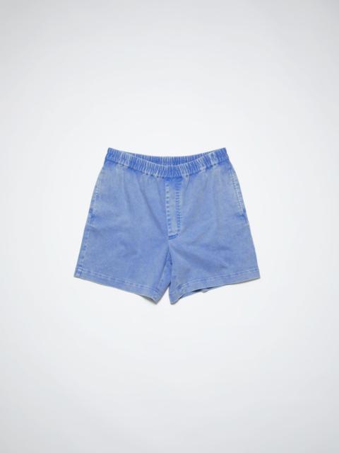 Cotton shorts - Electric blue
