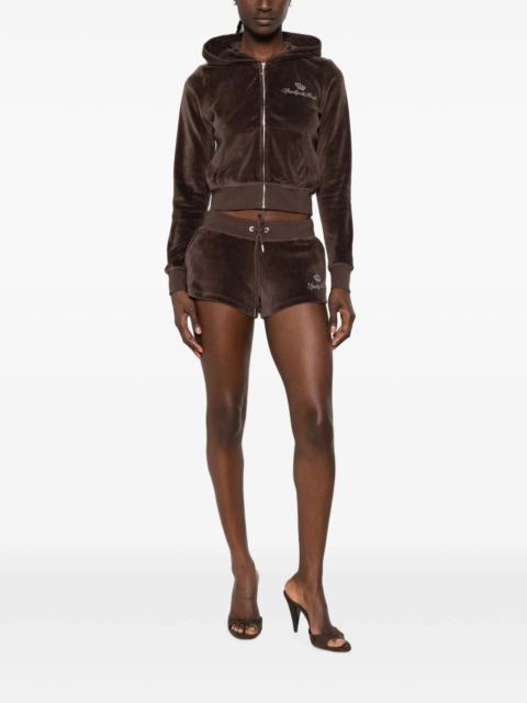 Sporty & Rich Sporty & Rich X Juicy Couture Velour Shorts