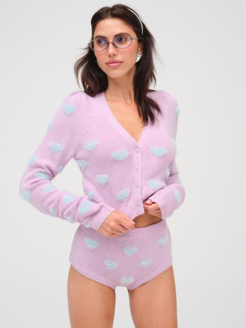 For Love & Lemons Scarlet Cropped Cardigan