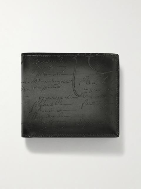 Berluti Makore Scritto Venezia Leather Billfold Wallet