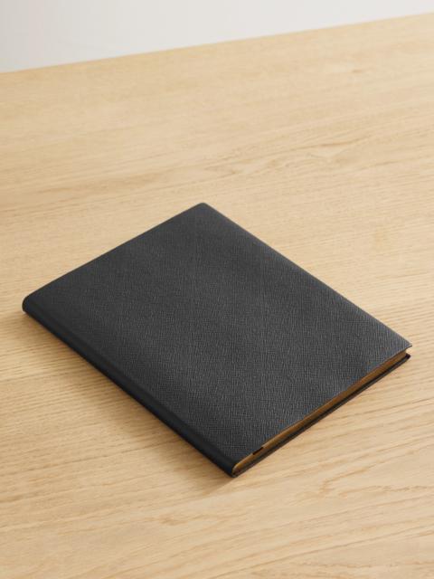 Smythson Portobello Textured-leather Notebook
