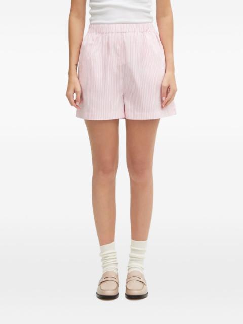 Sporty & Rich Hotel Eden Roc striped shorts