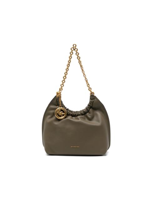 MICHAEL KORS logo-plaque ruched shoulder bag