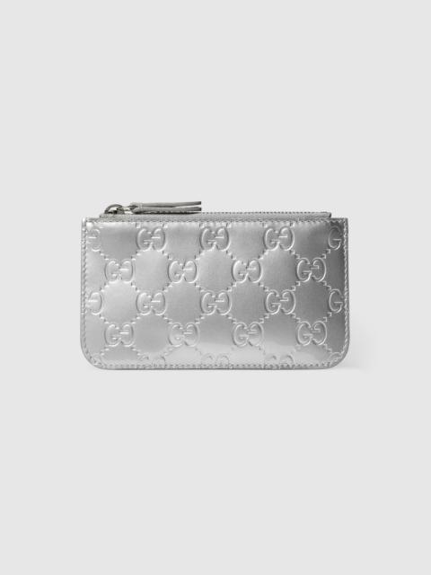 GUCCI GG Emblem key pouch