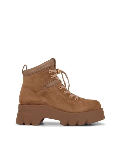 suede hiking boots