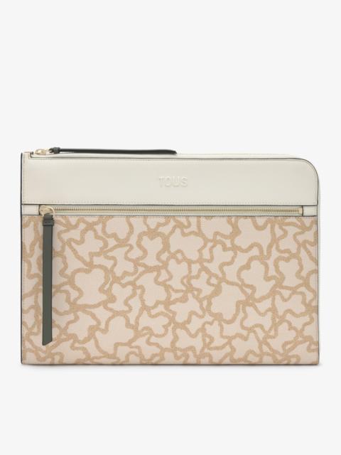 TOUS Sand-colored Laptop sleeve TOUS Kaos Icon