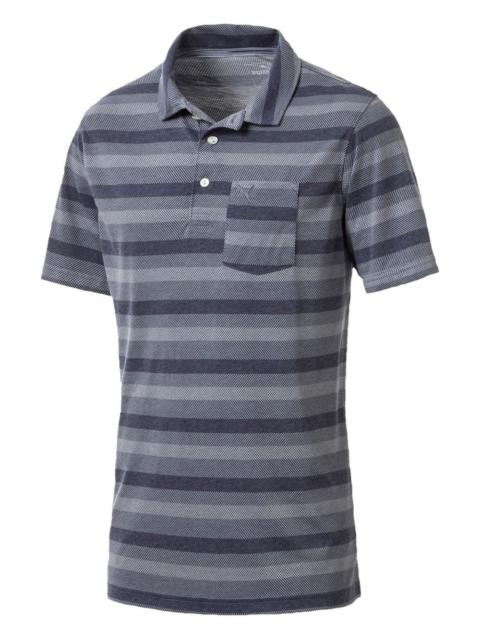 PUMA Local Pro striped polo shirt